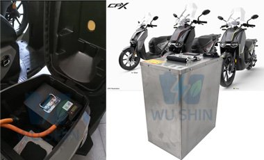 Super Soco CPx lithium battery